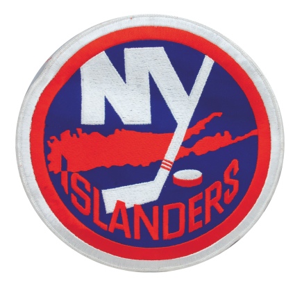 NY Islanders First Jersey Patch in Team History (Trautwig LOA)