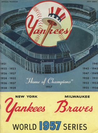 Lot of World Series Programs - 1957, 1961, 1962, 1963, & 1964 (8)