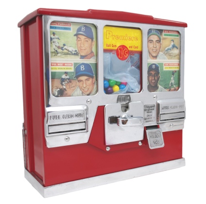 1956 Premiere Baseball Card Coin-Op Machine