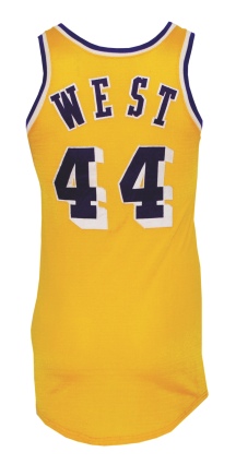 Jerry West Prototype Los Angeles Lakers Home Jersey