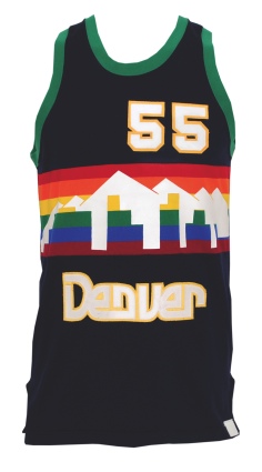 Early 1980’s Kiki Vandeweghe Denver Nuggets Game-Used Road Uniform (2)