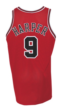 1998-99 Ron Harper Chicago Bulls Game-Used Road Jersey