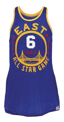 1967 Bill Russell NBA All-Star Game-Used Uniform (2) (Rare)