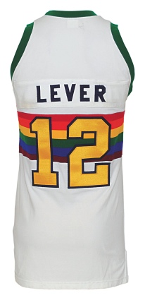 1984-85 Fat Lever Denver Nuggets Game-Used Home Uniform (2)