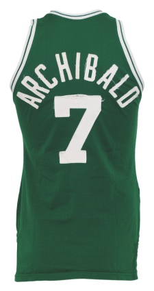 1979-80 Nate “Tiny” Archibald Boston Celtics Game-Used Road Jersey
