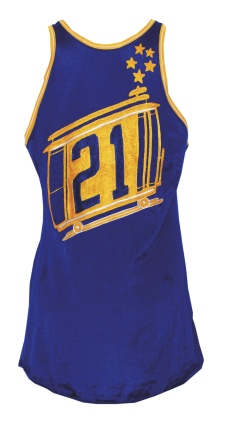 1966-67 Jim King San Francisco Warriors Game-Used Jersey (One Year Style)
