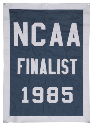 1985 NCAA Finals Georgetown Banner that Hung In McDonough Gym