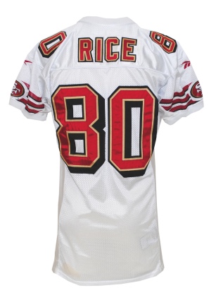 1996 Jerry Rice San Francisco 49ers Game-Used Road Uniform (2)