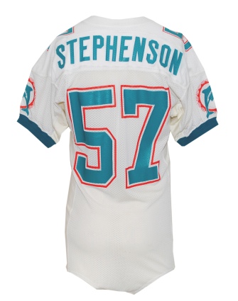Mid 1980’s Dwight Stephenson Miami Dolphins Game-Used Road Jersey