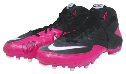 2010 Arian Foster Houston Texans Game-Used & Autographed BCA Cleats (NFL PSA/DNA) (JSA)