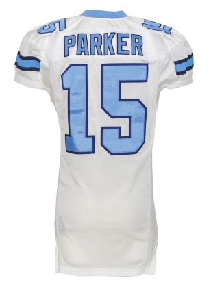 Circa 2003 Willie Parker UNC Game-Used Road Jersey