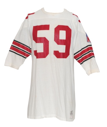 1969 #59 St. Louis Cardinals Game-Issued Road Jersey with NFL 50 Patch