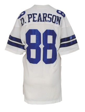 Early 1980’s Drew Pearson Dallas Cowboys Game-Used & Autographed Home Jersey with Cold Weather Pockets (JSA)
