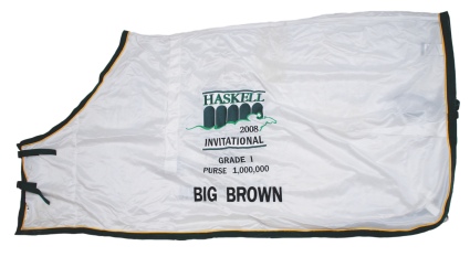 2008 Haskell Invitational Handicap Big Brown Worn Fly Sheet 