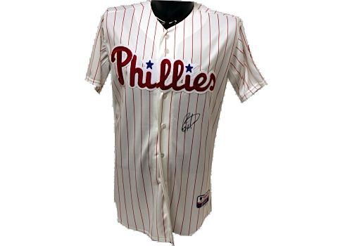 Ryan Howard Autographed Phillies Home Authentic Jersey (Signed on Front)