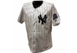 Derek Jeter Autographed Authentic Yankee Jersey w/ 3000th Hit Logo Patch (Signed on Back)