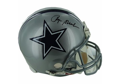 Roger Staubach Autographed Cowboys Full Size Helmet