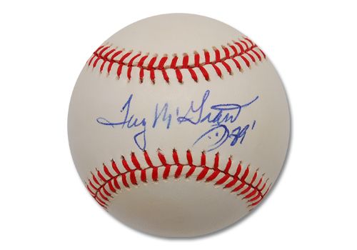 Tug McGraw Single Signed Baseball