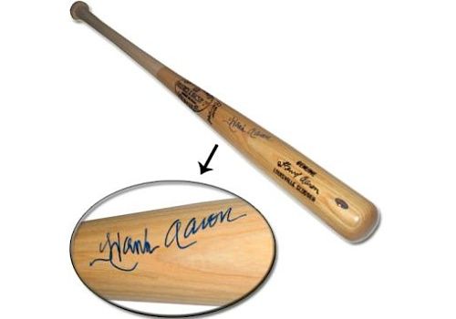 Hank Aaron Game Model Bat (MLB Auth)