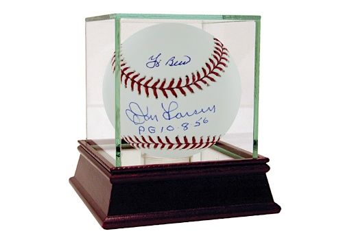 Yogi Berra / Don Larsen MLB Baseball with PG Inscription (MLB Auth)