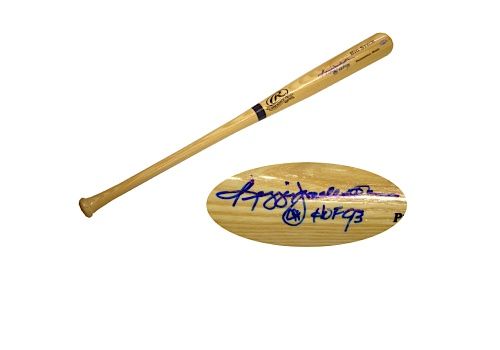 Reggie Jackson Big Stick Ash Bat w/ "HOF" Insc. (MLB Auth)