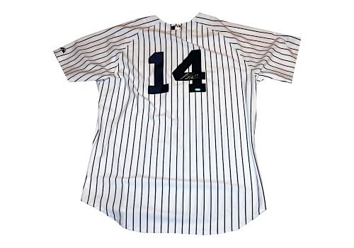 Curtis Granderson Authentic Yankees Home Jersey (MLB Auth)- Signed on the back.