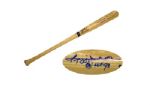Reggie Jackson Autographed Big Stick Ash Bat w/ "HOF" Insc. (MLB Auth)