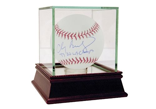 Clay Bellinger MLB Baseball w/ "99, 00 WS Champs" Insc.