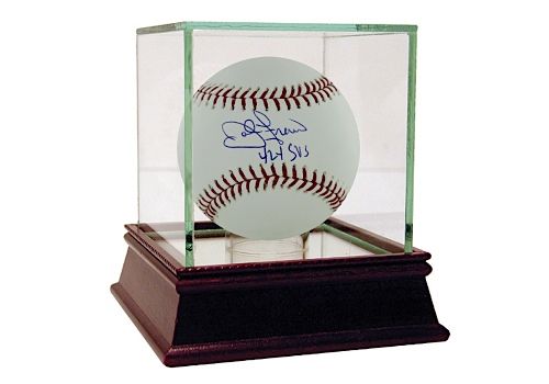 John Franco Signed MLB Baseball w/ "424 SVs" Insc.