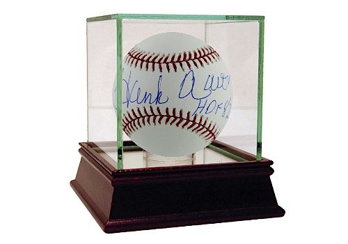 Hank Aaron MLB Baseball w/ "HOF 82" Insc. (MLB Auth)