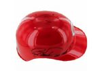 Barry Larkin Autographed Cincinnati Reds Replica Mini Batting Helmet w/ "HOF 2012" Insc. (MLB Auth)