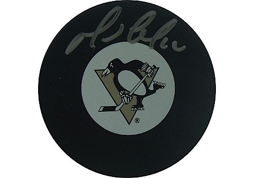 Mario Lemieux Pittsburgh Penguins Autograph Puck