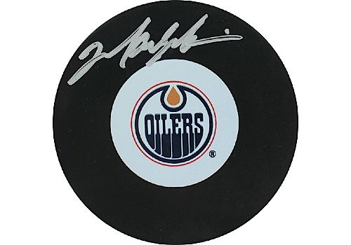 Mark Messier Autographed Oilers Puck