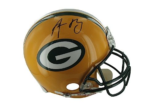 Aaron Rodgers Autographed Green Bay Packers Authentic Pro Line Helmet