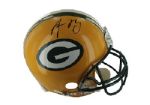 Aaron Rodgers Autographed Green Bay Packers Authentic Pro Line Helmet
