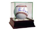 Nolan Ryan Autographed MLB Baseball w/ "HOF" Insc. (MLB Auth)