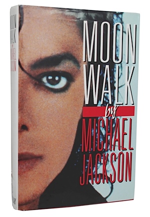 Michael Jackson Autographed Moon Walk Book (JSA) (Dale Ellis LOA)