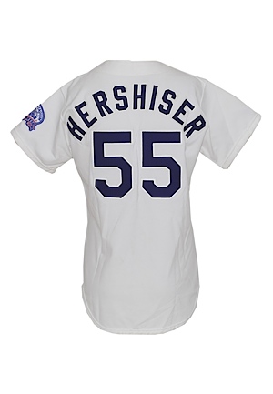 1987 Orel Hershiser LA Dodgers Game-Used Home Jersey (Hershiser LOA)