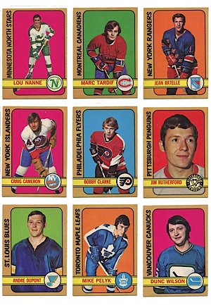 1972-73 O-Pee-Chee NHL Card Set (Hershiser LOA)