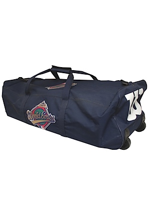 1997 Orel Hershiser Cleveland Indians World Series Team Issued Travel Bag (Hershiser LOA)