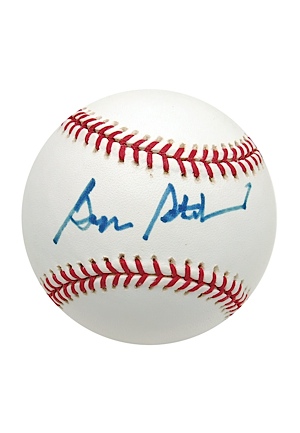 George Steinbrenner Single-Signed Baseball (JSA) (Steiner)
