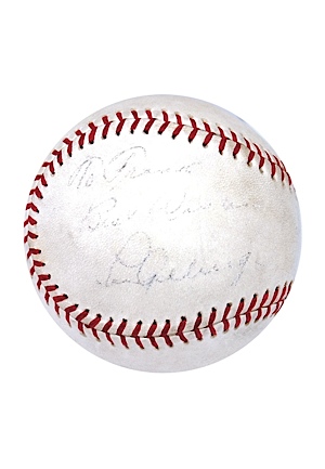 Lou Gehrig Single-Signed Baseball (Full JSA LOA)