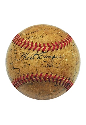 1944 St. Louis Cardinals World Championship Team Autographed Baseball (JSA)