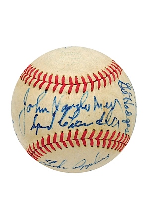 All-Stars & HOFers Autographed Baseballs with Hodges, Campanella, Durocher & Others (2) (JSA)