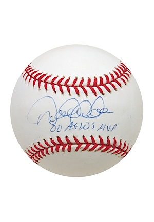 Pair of Derek Jeter Single-Signed Baseballs with Special Inscriptions (2) (MLB & Steiner Holograms) (JSA)