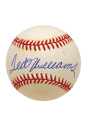 Lot of Ted Williams Single-Signed Baseballs (3) (JSA)