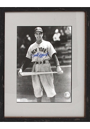 Lot of NY Yankees All-Time Greats Autographed Photos with DiMaggio, Stengel, Dickey & Others (6) (JSA)