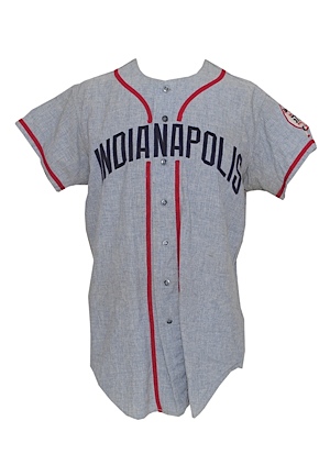 1970 Indianapolis Indians Game-Used Road Flannel Jersey