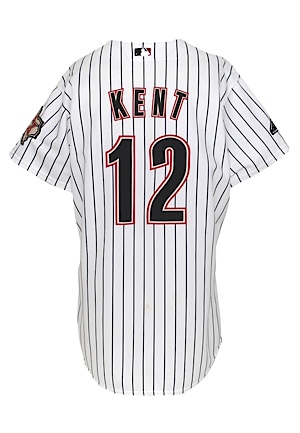 2003 Jeff Kent Houston Astros Game-Used Home Jersey