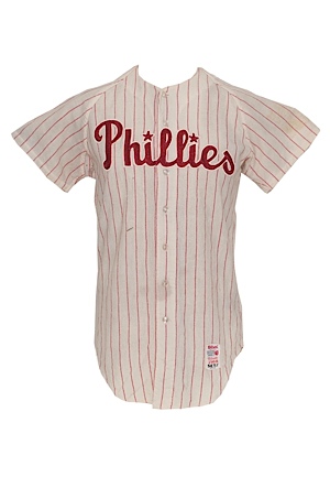 1968 Philadelphia Phillies Spring Training Game-Used Home Flannel Jersey